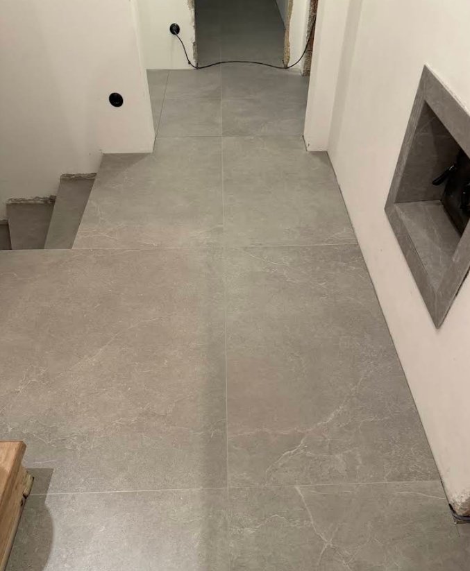 Großformatplatten im Wohnbereich