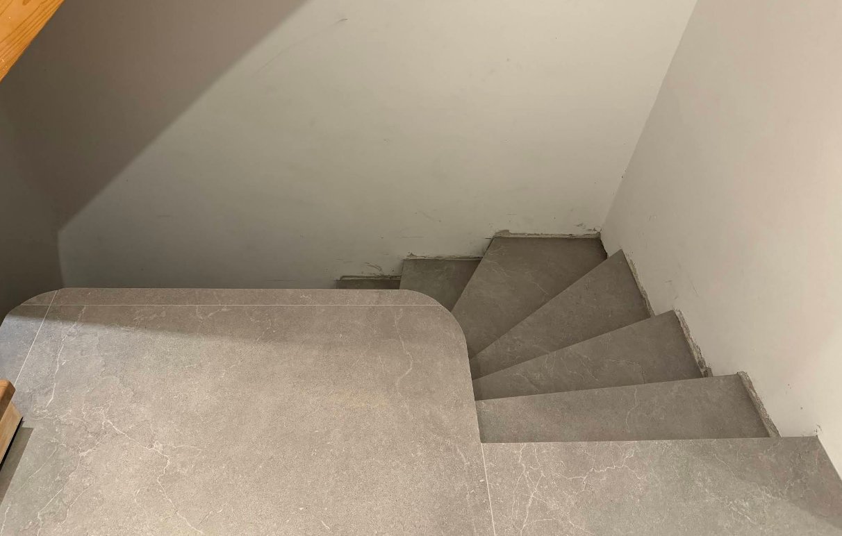 Geflieste Treppe